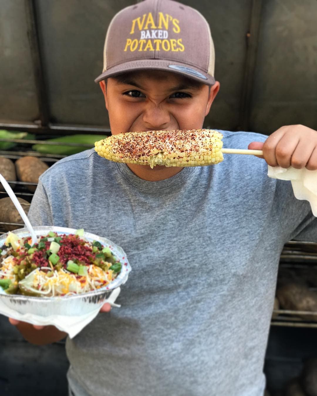 Ivan, founder of Ivan's Baked Potatoes