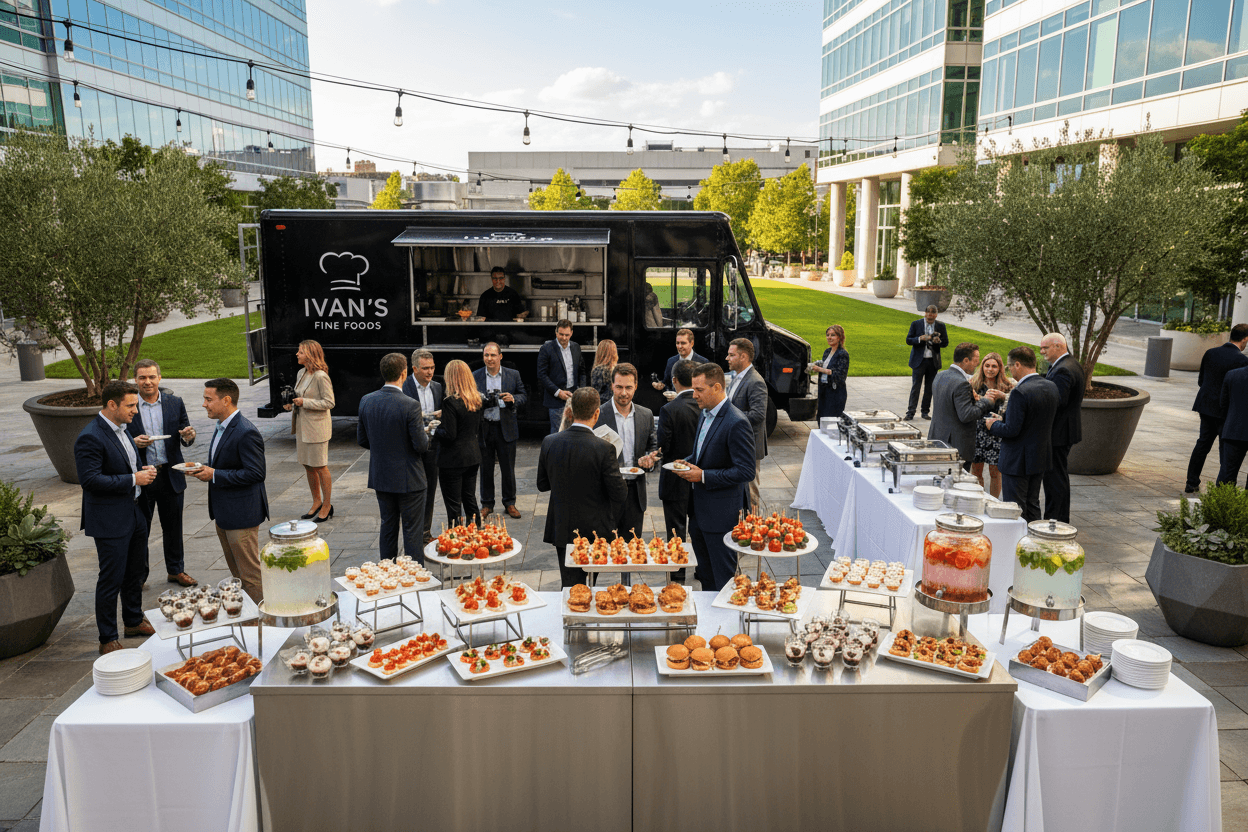 Corporate event catering